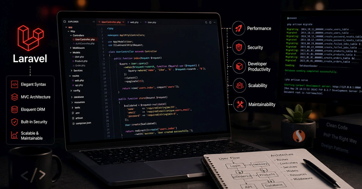 Why Laravel works well for custom web application development