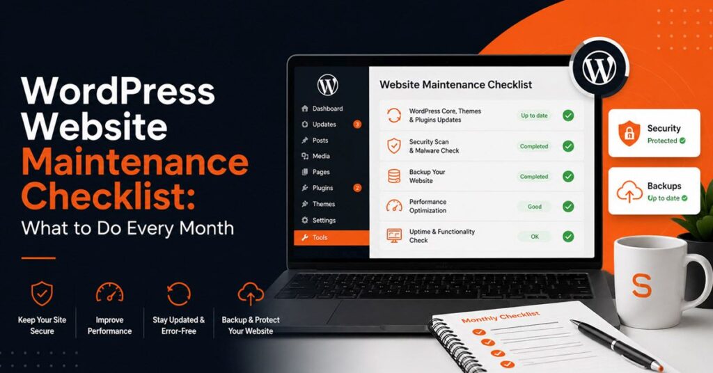 WordPress website maintenance checklist for business owners