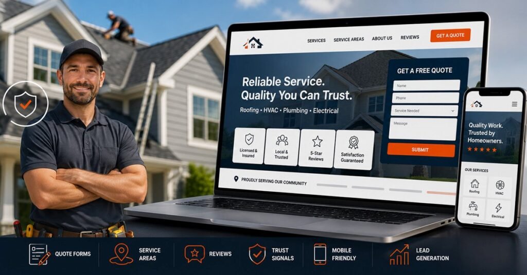 What every contractor website should include - checklist for home service business websites
