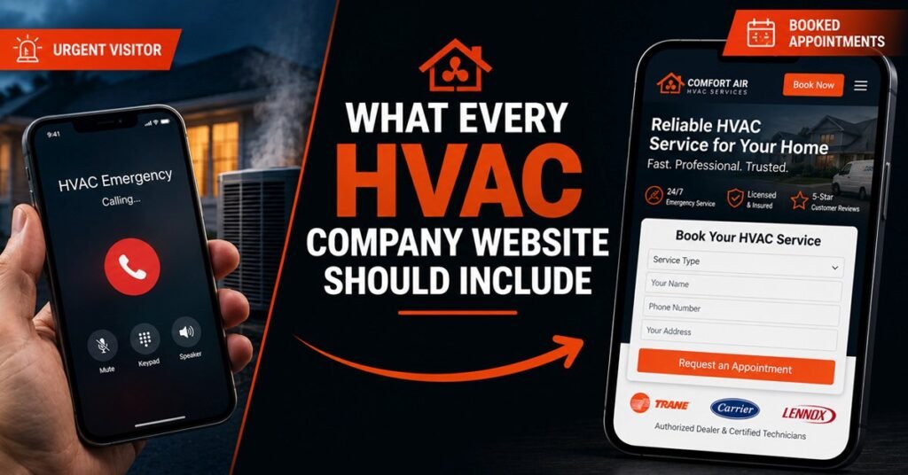What every HVAC company website should include